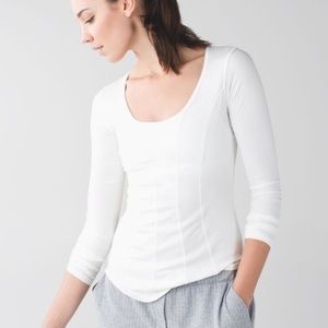 Lululemon Between The Lines Long Sleeve Sz 12 EUC